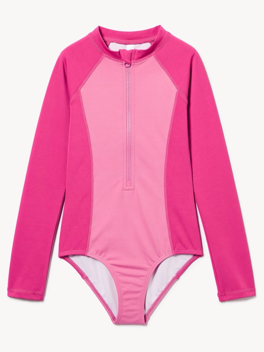 Joe Fresh - Girl’s Rash Guard Swimsuit (size M - pink)